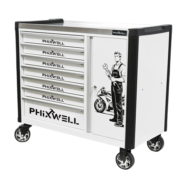 719516 PHIXWELL 7 skuff ny modell verktøyskap