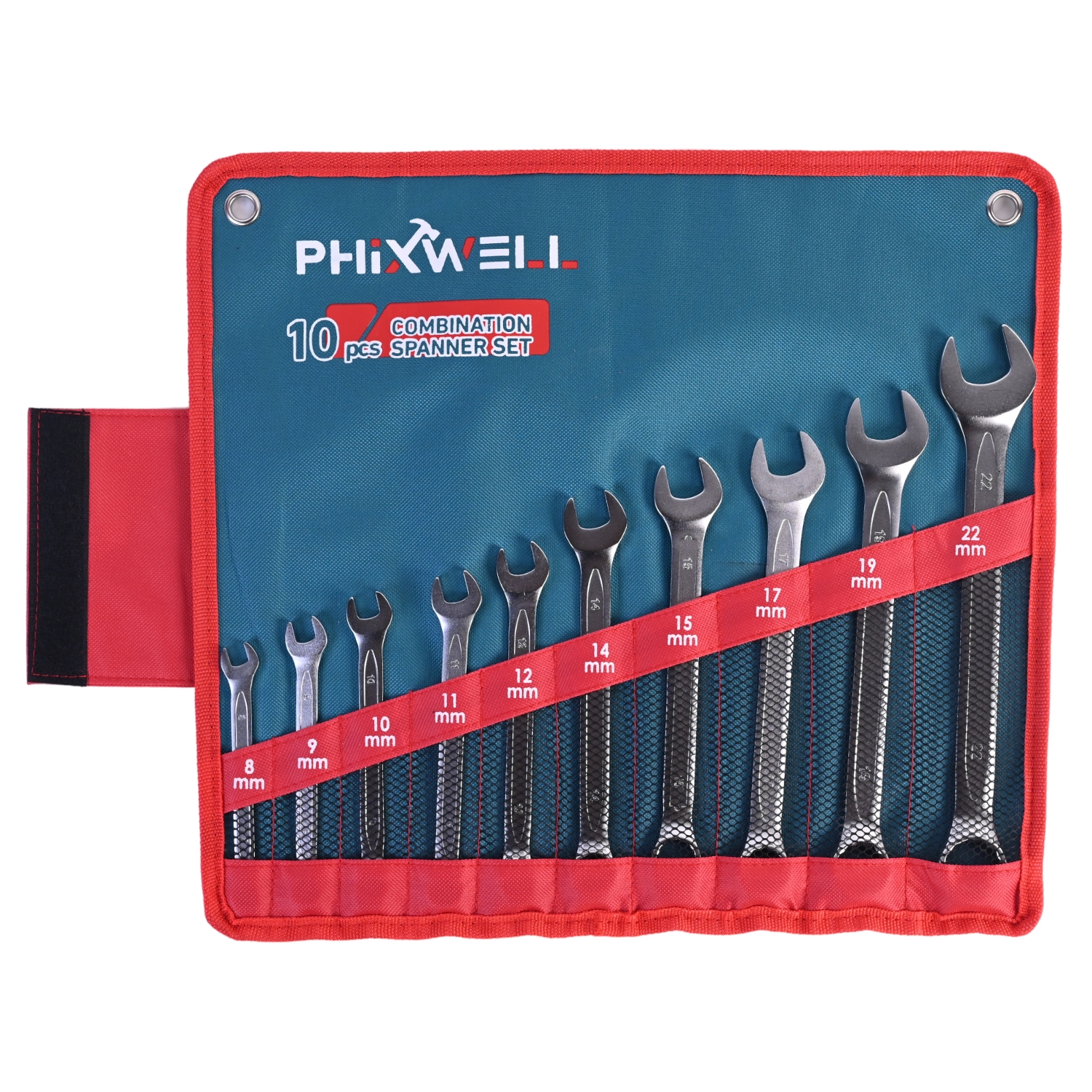 717532 PHIXWELL 10 STK kombinasjonsnøkkelsett
