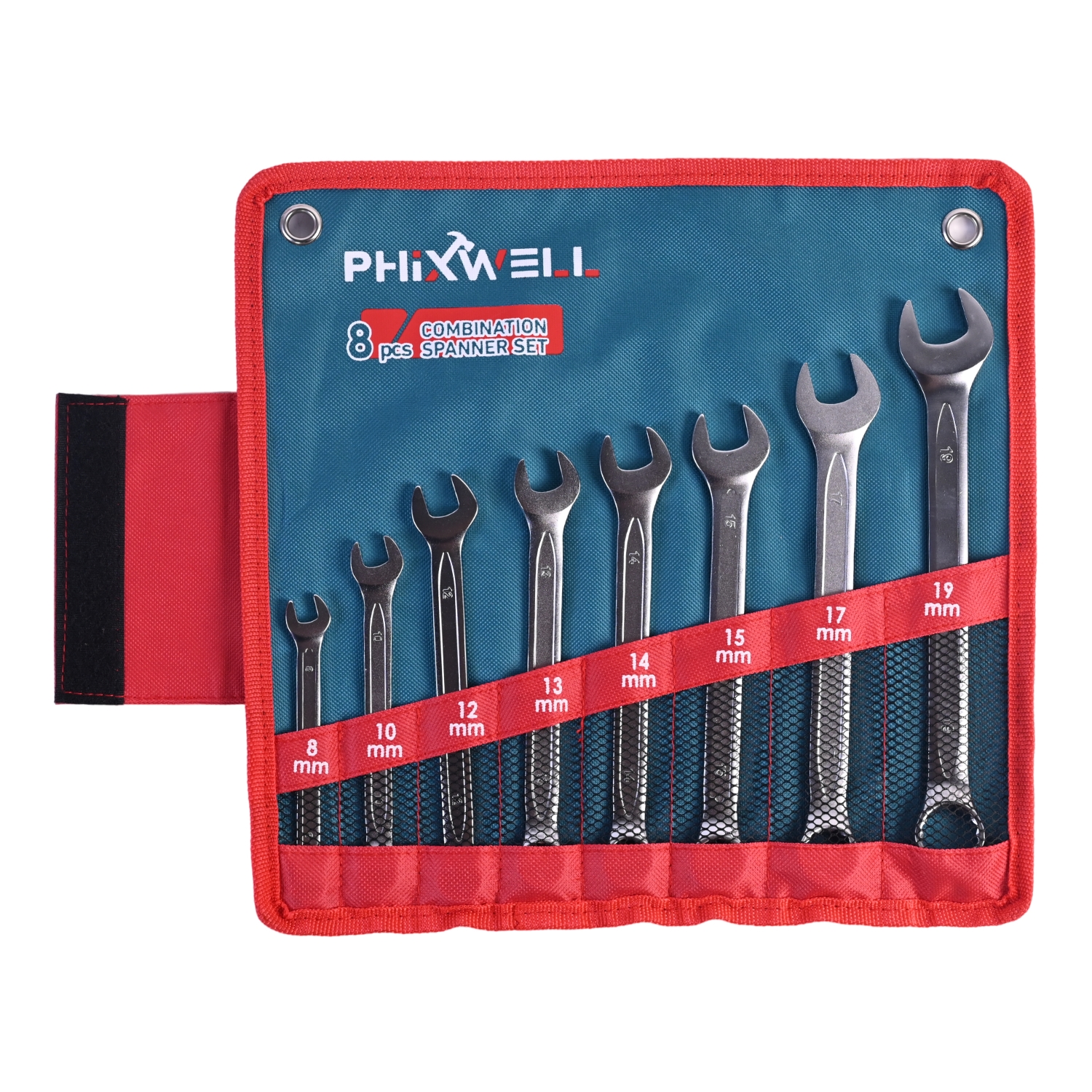 717531 PHIXWELL 8 STK kombinasjonsnøkkelsett